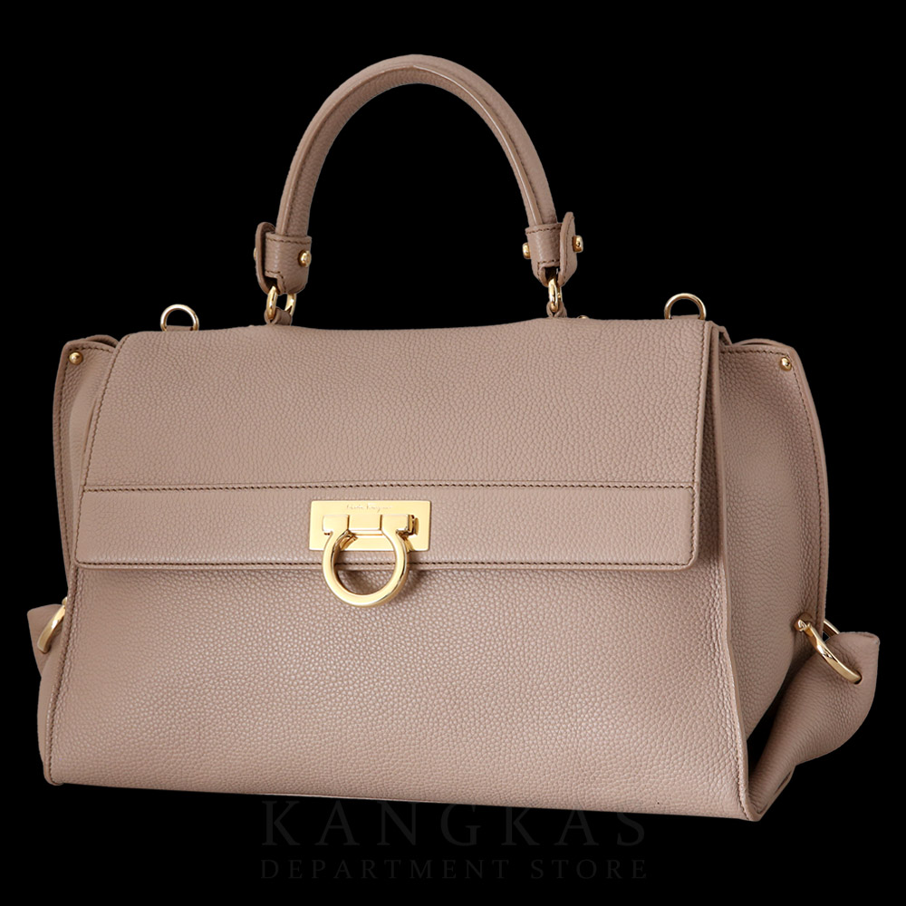 FERRAGAMO(USED)페레가모 레더 소피아 토트백